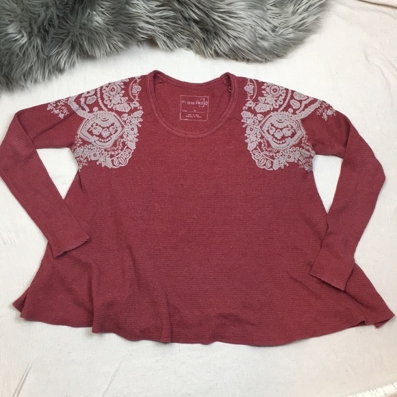 We the Free Free people Thermal Knot TrapezeTop - Picture 1 of 7